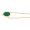 Collier Collier Or jaune Malachite, Diamant 58 Facettes 4891395CN
