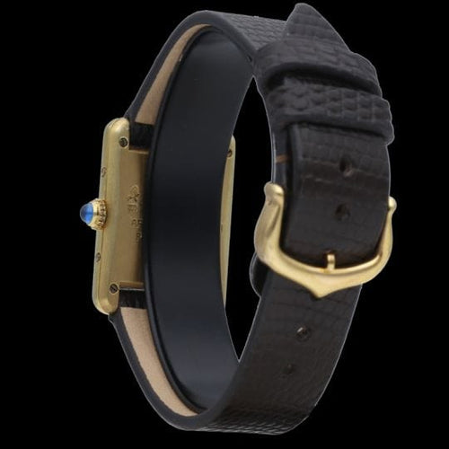 Montre Cartier Montre Tank Vermeil 58 Facettes MT41168