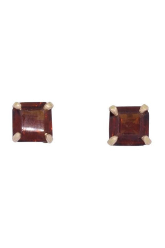 Boucles d'oreilles Clous d'oreilles citrine 58 Facettes 084921