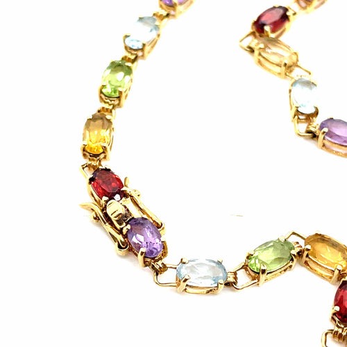 Bracelet Bracelet Or Jaune Pierres Fines 58 Facettes
