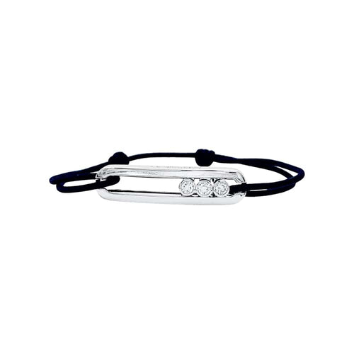Bracelet Bracelet Messika, "Messika Care(s)", or blanc et diamants. 58 Facettes 35245