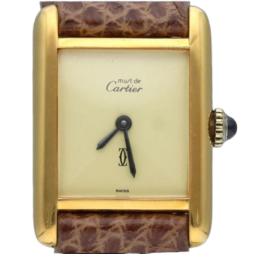 Montre Cartier Montre Tank Vermeil 58 Facettes MT42169