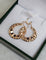 Boucles d'oreilles Créoles or rose 58 Facettes 666