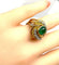 Bague 51.5 Bague en or jaune et platine, émeraude et diamants 58 Facettes AB539