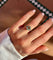 Bague 53 Bague or jaune saphir vert clair 58 Facettes
