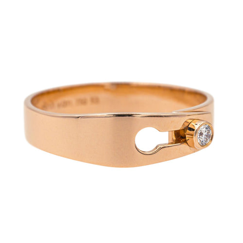 Bague 53 Dinh Van Bague Serrure Or rose Diamant 58 Facettes 4098673RV