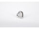 Pendentif Pendentif en or blanc avec un diamant taille brillant en forme de coeur 58 Facettes 2095
