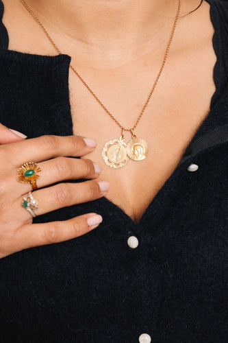 Bague 52 Bague "Soleil" en or jaune et malachite 58 Facettes