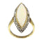 Bague 55 L'élégance victorienne : le chef-d'œuvre de la bague en opale et diamant de 1880 58 Facettes 16054-0031