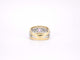 Bague 54 Bague exclusive en or sertie de diamants et d'une pierre précieuse 58 Facettes 2241