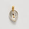 Boucles d'oreilles Demi parure, or jaune et or gris, et diamants 58 Facettes 440/1