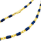 Collier Collier Lalaounis, or jaune, sodalites. 58 Facettes 34619