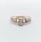 Bague 51.5 Bague victorienne or rose et argent, diamant et diamants 58 Facettes A05591