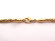 Collier collier maille palmier en or jaune 18k 39 cm 13.8 gr  en 58 Facettes 265207
