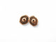 Boucles d'oreilles boucles d'oreilles puces CARTIER c en or rose diamant 0.48ct s 58 Facettes 270984