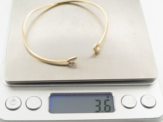 Bracelet bracelet MESSIKA jonc flex my twin toi & moi or jaune 18k diamants 0.3 ct 58 Facettes 265899