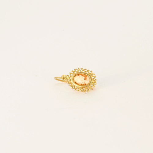 Boucles d'oreilles Paire de boucles d'oreilles Camée or jaune 58 Facettes LP905/BET