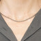 Collier Chaumet - Chaîne en or blanc 58 Facettes LOR3640