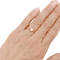 Bague 53 Solitaire Cartier,"1895", or jaune, diamant. 58 Facettes 34770