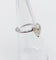 Bague 48.5 Bague solitaire or blanc et diamant Fancy Light Yellow, certificat AIG 58 Facettes A05697