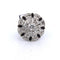Bague Bague en or blanc ornée d'un travail ajouré spécial 58 Facettes