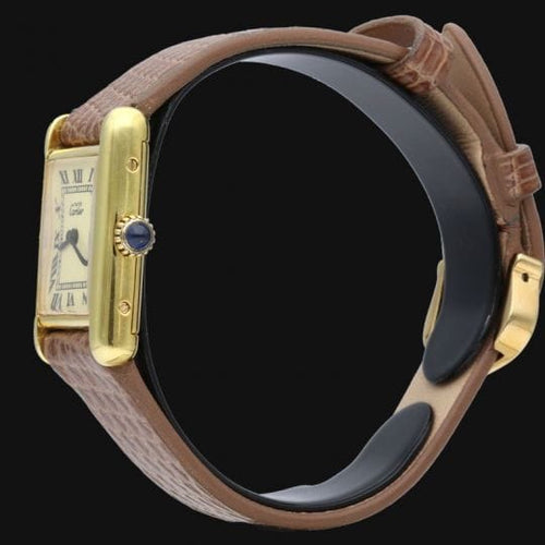 Montre Cartier Montre Tank Vermeil 58 Facettes MT43320