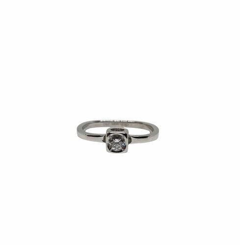 Bague 52 DINH VAN- Bague Le cube PM 58 Facettes