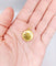 Pendentif porte-photo or jaune, pierre rouge et perle (circa 1900) 58 Facettes A06217