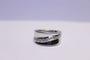 Bague 58 Bague Or blanc Diamants 58 Facettes