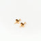 Boucles d'oreilles Puces or jaune diamants 58 Facettes 30562