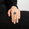 Bague 61 Bague Platine Saphir & Diamants 58 Facettes ALGU09