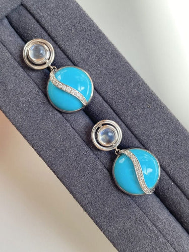 Boucles d'oreilles Boucles d’oreilles en or blanc 58 Facettes