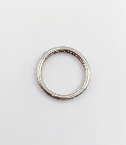 Alliance américaine Art Déco Platine et 0,66 carats de diamants 58 Facettes A06233