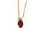 Collier Collier en or jaune, or blanc, rubis et diamants 58 Facettes B250484