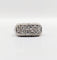 Bague 52 Bague tank art déco or blanc et diamants 58 Facettes A05400