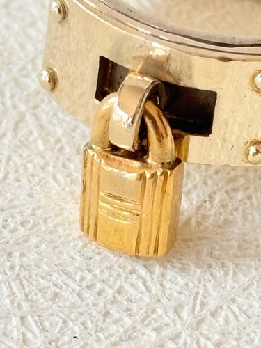 Bague 50 HERMÈS - Bague Kelly Cadenas 58 Facettes WC-2025-2255