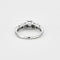 Bague 52 Bague solitaire en or gris 58 Facettes