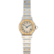 Montre Cartier - Montre Santos Octagone cadran crème chiffres romains acier et or jaune 58 Facettes