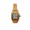 Montre Montre femme Cartier Santos galbée en or 58 Facettes