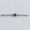 Broche Broche or jaune, saphir et diamants 58 Facettes