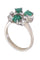 Bague 50 Bague émeraudes et diamants années 50' 58 Facettes 092081