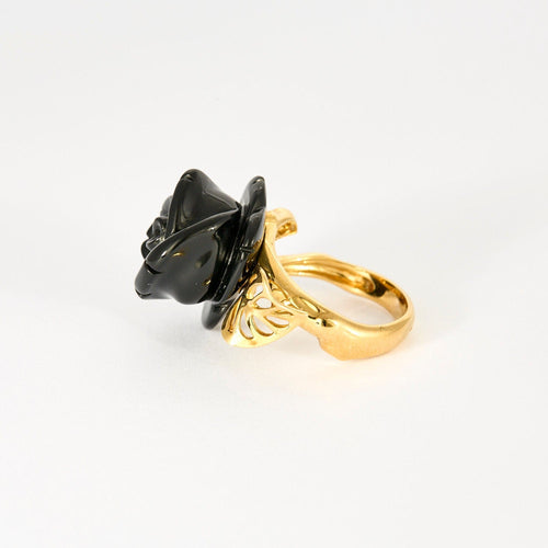 Bague 55 DIOR - Bague Pré Catelan en or jaune onyx et diamant 58 Facettes