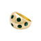 Bague Bague vintage Van Cleef & Arpels, or jaune, laque. 58 Facettes 34648