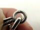 Collier collier sautoir HERMES de percin chaine cordage marin en argent 58 Facettes 267985