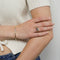 Bague Bague vintage ornée de saphirs bleus 58 Facettes 2505009