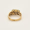 Bague 52 Bague en or jaune, blanc, diamants et perles 58 Facettes CHA5712