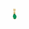 Pendentif Pendentif or jaune, émeraude et diamants 58 Facettes 250149