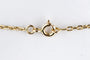 Collier Collier Pendentif Augis 18 carats Or jaune  + qu'hier - que demain  0.06ct Rubis 58 Facettes CLAUGIS-107