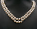 Collier Collier double rang de perles et diamants 1,70 carat. 58 Facettes C71-04