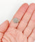 Bague cible antique or 18k diamants taille roses (circa 1920) 58 Facettes A06337